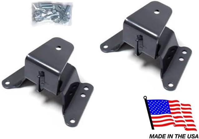 HD Suspension 2" Drop Kit for Chevy C10 1973-1987 – Rear Lowering Hangers, Made in USA, Compatible with C10 Pickup Trucks, Easy Bolt-On Suspension Drop Kit