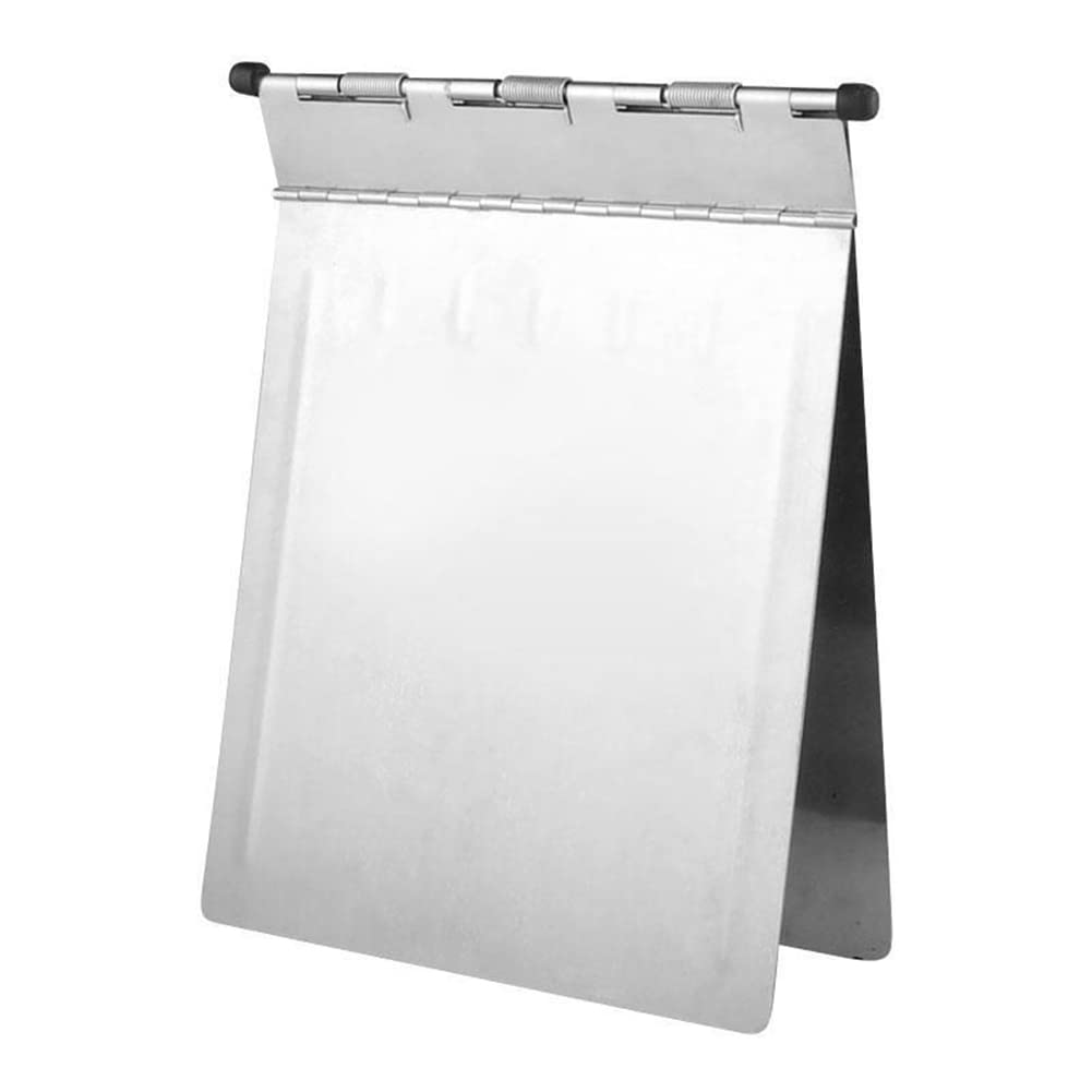 Metal Clipboard A4 Stainless Steel Patient Record Folders Board Folder for Office School Teach Doctor Nurse
