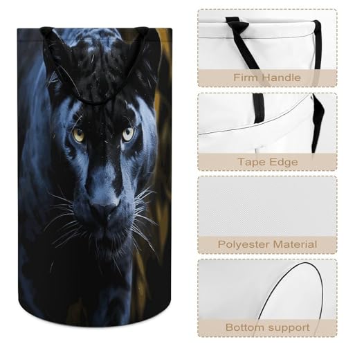 Panier à linge imperméable grand modèle pliable rangement jouets Panther - 5