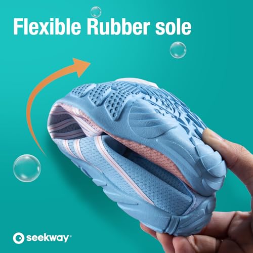 seekway water shoes men women adult quick-dry aqua sock barefoot for beach swim river pool lake hiking kayaking surfing