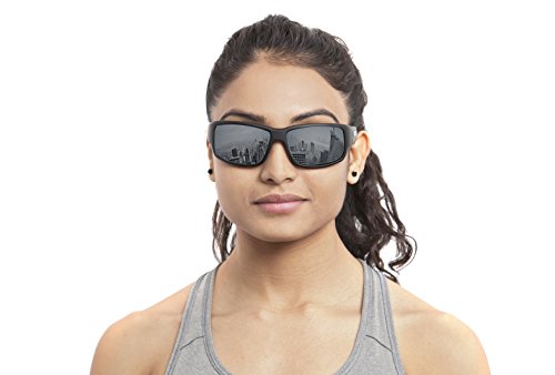 REKS ST Black WRAPAROUND I Silver Mirror Polarized lens4