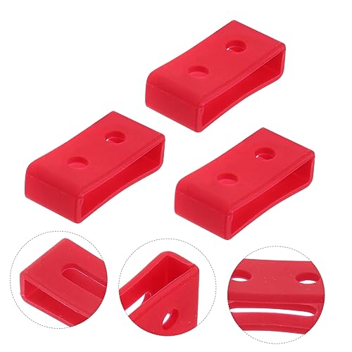 Housoutil 3pcs Watch Strap Band Silicone Watch Strao Ring Silicone Strao Ring Watches Fastener Rings Strap3