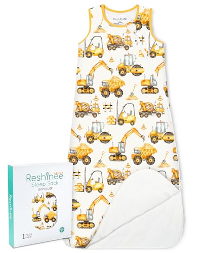 Image of babee Reshinee Bamboo Viscose Sleep Sack for Babies and Toddlers 1.0 Tog Wearable Blanket 2-Way Zipper Baby Shower Gifts