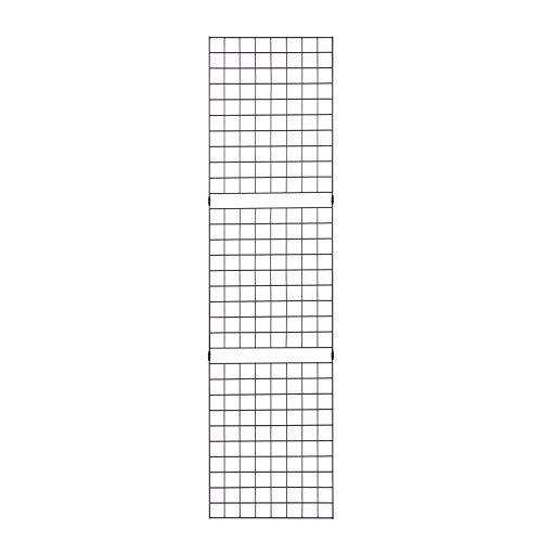 ECONOCO Portable 2’ X 8’ Black Grid Panels - Pack of 3