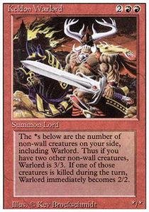 Magic The Gathering - Keldon Warlord - Signore