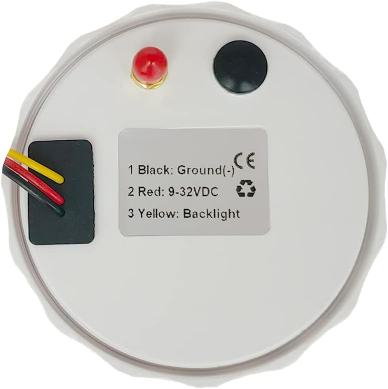 ELING 85mm Truck UTV GPS Speedometer Odometer 0-60MPH Speedo Gauge with Tripmeter Course Over Ground 12V 24V with 8 Colors Backlight