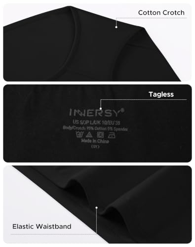 Image of INNERSY Women's Cotton Underwear Low Rise Hipster Panties 6-Pack