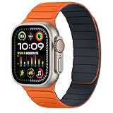Ya en manzanajugosa.com: Tasikar Correas Magnéticas Compatible con Apple Watch 49mm 46mm 45mm 44mm 42mm Silicona Suave Correa de Repuesto Tipo Bucle para iWatch Ultra 3 2 1 SE Series 11 10 9 8 7 6 5 4 3, Naranja - Medianoche