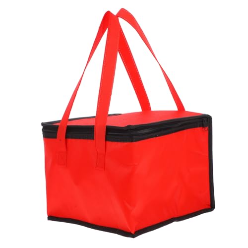 POPETPOP Bolsa Térmica Grande y Reutilizable con para Transporte de Alimentos Aislante para Pizza Mariscos y Tartas Bolso Nevera Portátil para Picnic y Uso Exterior