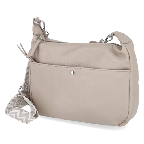 Sac à bandoulière synthétique pour femme couleur sable chic FF2057