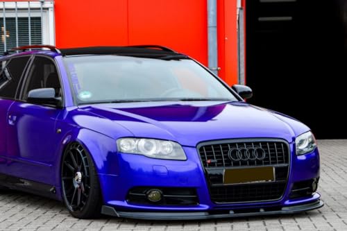 Aileron de pare-chocs avant noir brillant pour Audi S4 A4 B7 Avant S-Line 04-09