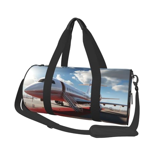Sac de sport rose jardin imprimé floral élégant pour fitness et week-end