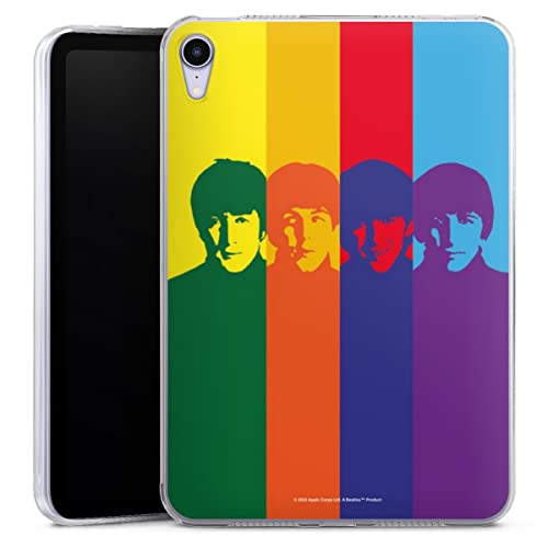 DeinDesign Coque en Silicone Compatible avec Apple iPad Mini (2021) Coque Coque pour Tablette Arc-en-Ciel The Beatles… - Les Beatles, Paul McCartney, John Lennon, RIngo Starr, George Harrison DeinDesign Coque en Silicone Compatible avec Apple iPad Mini (2021) Coque Coque pour Tablette Arc-en-Ciel The Beatles…