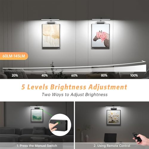 Aplique de pared LED recargable plateado para salón con luz regulable 7