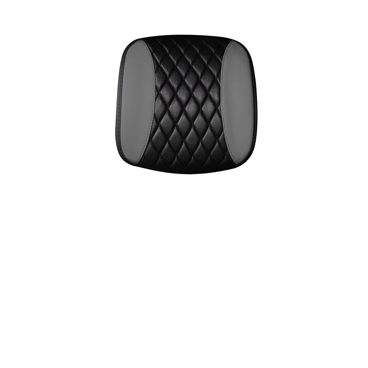 KHGUZ Car Headrest Cover, Soft Leather Dirt-Proof Vehicle Seat Head Rest Protector, Breathable Automotive Interior Protection Dust Covering Accessories, Universal for Most Cars (Gray)