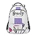 Mochila escolar para niños, mochila para laptop, mochila casual, ligera, con hebillas ajustables, Salón de belleza Maquillaje Peluquería, Mochilas Daypack