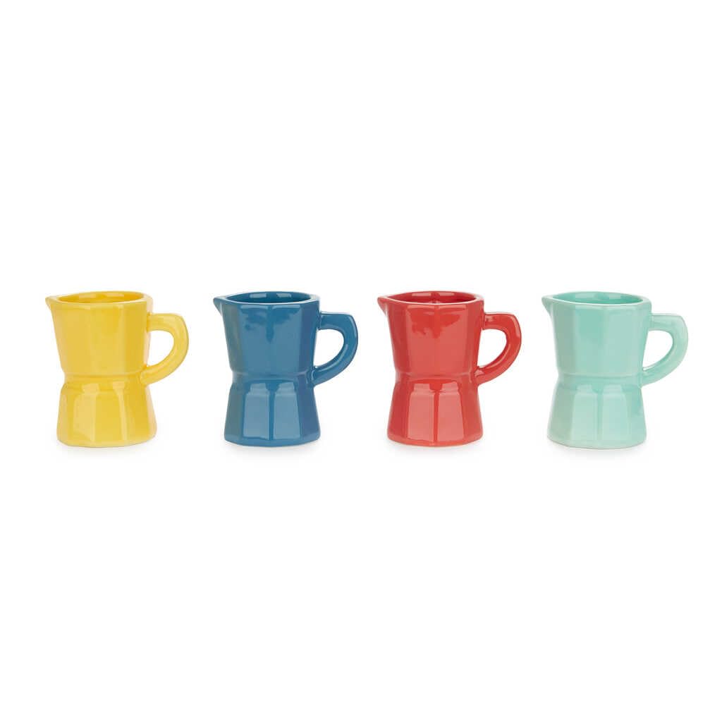 balvi Espressotassen-Set Moka Farbe Multicolor Espressotassen-Set mit Buntem Design, im Stil der trad (Packung mit 2)