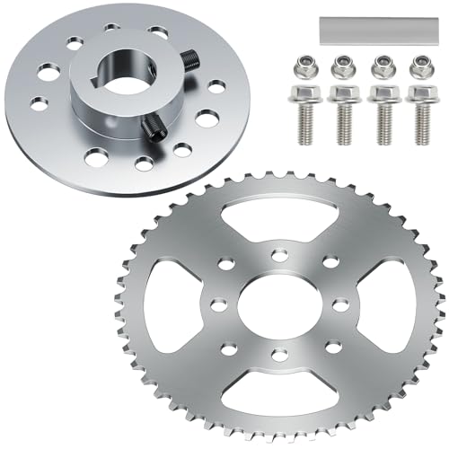 YOXUFA 40/41/420 Chain Sprocket 48 Tooth with 1 Bore
