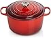 Produktbild Le Creuset Hoher runder Bräter aus Gusseisen, 26cm, Kirschrot, 21195260602430