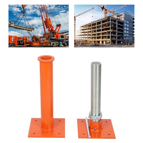 Poste de elevación ajustable para construcción con soporte de carga de 18000 libras 6