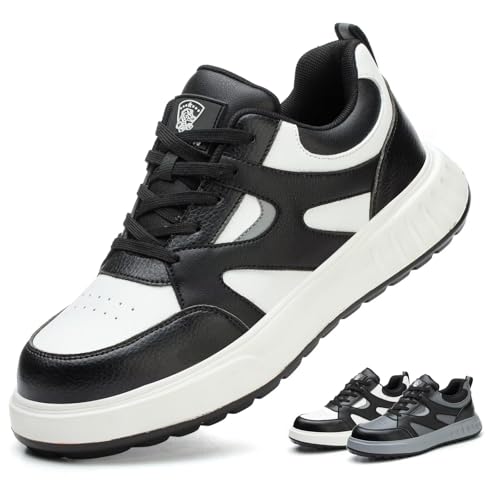 Scarpe Antinfortunistiche Uomo Donna Leggere Scarpe da Lavoro con Punta in Acciaio Comode Scarpe...