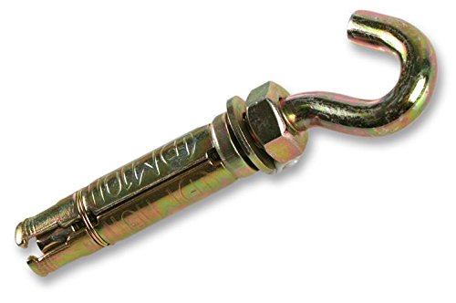 Duratool HOOK6 M6 Masonry Hook, 10 Pack, Gold