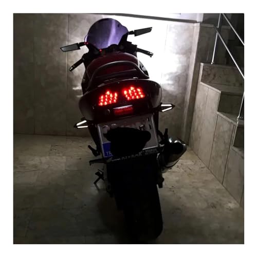 Lentille de clignotant moto CBR600 avec feu stop arrière intégré - 6