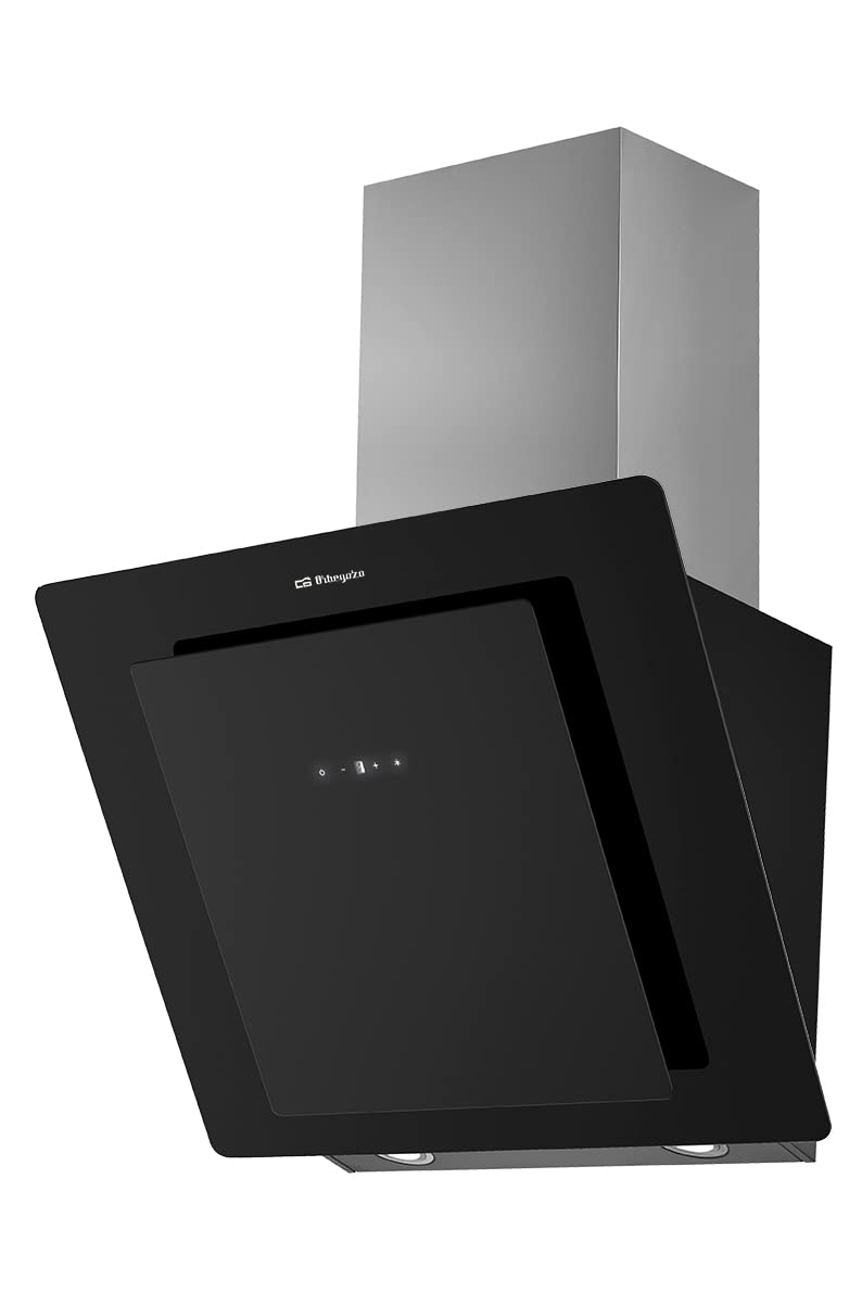 Orbegozo DS 75170 N – Cooker Hood 69.5 cm, Tempered Glass Front, 579 m3/h Extraction, 3 Power Levels, 210 W