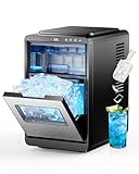 ICEVIVAL Crescent Ice Maker Countertop, 35Lbs/24H, Clear Ice...