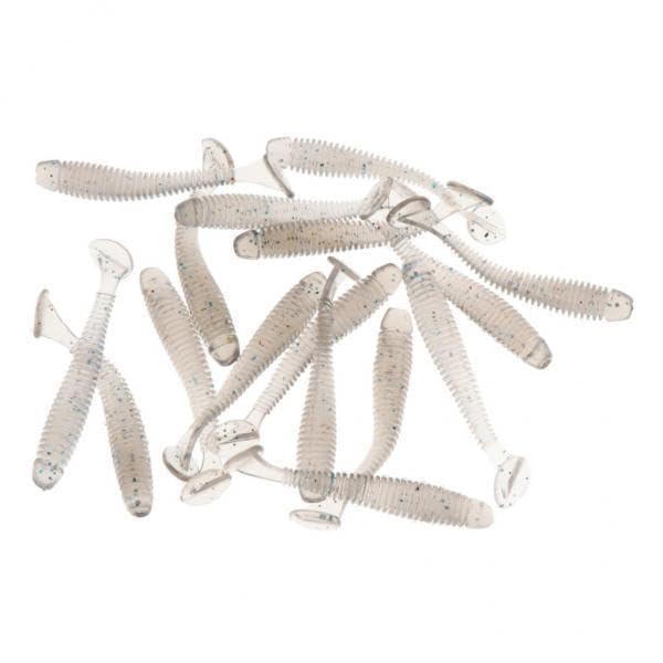 UJEAVETTE 2x16x Worm Fishing Lures Soft Crank Baits T-Tail Fish Tackle Lures 5cm Gray- Sporting Goods- Fishing- Baits, Lures & Flies- Crankbaits-image-21