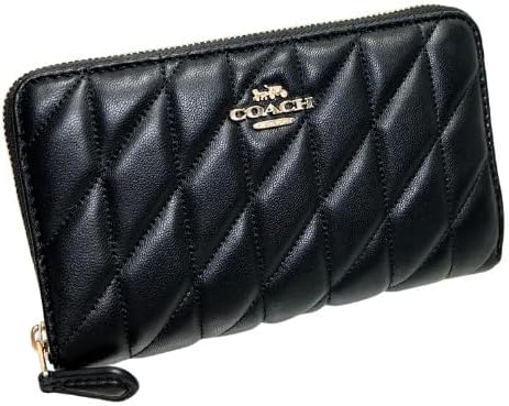 コーチ] 財布 レディース 折り財布 キルティング ミディアム ID ジップ