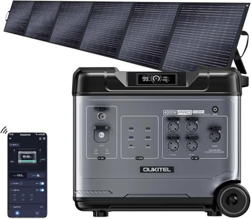 OUKITEL P5000 Pro Estación de Energía Portátil 5120Wh, Generador ...