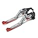 TBXY CNC Moto Levier De Frein Levier d'embrayage Partie pour Su-zuki B-andit GSF650 2007 Moto Vélo Câble Grip Levier de Frein d'embrayage (Color : 2)