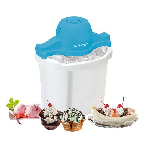 Mr. Freeze MaxiMatic EIM-404 Electric Ice Cream Maker, 4-Quart, White