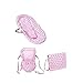 Lissi Convertible Doll Highchair Play Set with Accessories Role Play Toy