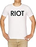 Stilvoll Riot Herren T-Shirt Weiß