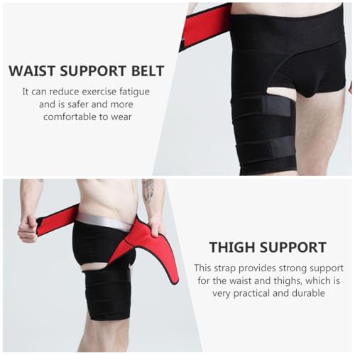 Faja de soporte para muslo y cintura ajustable para fitness miniatura 5