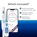 Clearblue & Natural Cycles Hormone-Free Birth Control Kit Starter Pack, 3 Month Subscription to The Natural Cycles app, 15 Digital Ovulation Tests, 1 Digital Basal Thermometer