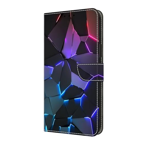 Étui Google Pixel 8A motif craquelé bleu idéal pour protéger votre mobile en voyage