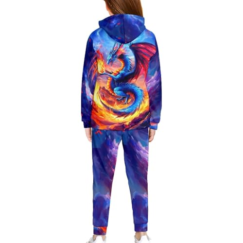 HUIACONG Kids Children Sweat Suit Boys Sweat Set Girls Sweatsuits2