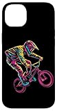 Installation facile Vélo BMX Racing Retro Vintage Coque pour iPhone 14 Plus
