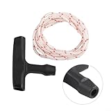 Pull Cord Rope & Handle for Mountfield Lawn Mowers, 1.5 Metres Recoil Starter Rope with Black Plastic Handle, Compatible with Most Lawn Mower Models - Image 5