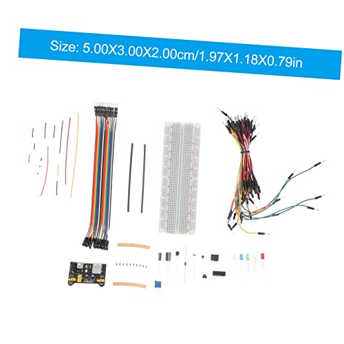 Kit électronique pour débutants avec module alimentation breadboard et fils - 2