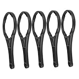 CRILSTYLEO 5 Piezas Llave Del Sistema De Filtración Llave De Filtro De Agua De La Casa Suavizador De Agua Llave Inglesa Para Botes Llave De Fregadero Reemplazo De Filtros Ro El Plastico Black