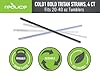 Reduce Reusable Hard Plastic Straws, 4 Pack - Fits 20-50 oz Tumbler Mugs - BPA-Free, Dishwasher Safe, Impact Resistant - Ideal Drinking Straws for Home and Travel #3