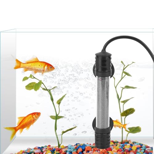 Yctze Varilla de Calentamiento Electrónica Inteligente para Acuario, Calentador de Temperatura Constante de Explosión de 50W para Tanques de Agua Dulce y Agua de Mar (25W)