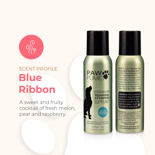 Pawfume Premium Grooming Spray Dog Spray Deodorizer Perfume For Dogs - Dog Cologne Spray Long Lasting Dog Sprays - Dog Perfume Spray Long Lasting After Bath- Dog Deodorizing Spray (Blue Ribbon) #TOP4