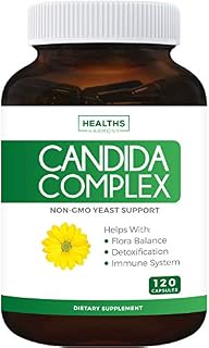 Candida Complex - 120 Capsules (Non-GMO) Extra Strength - Powerful Yeast & Intestinal