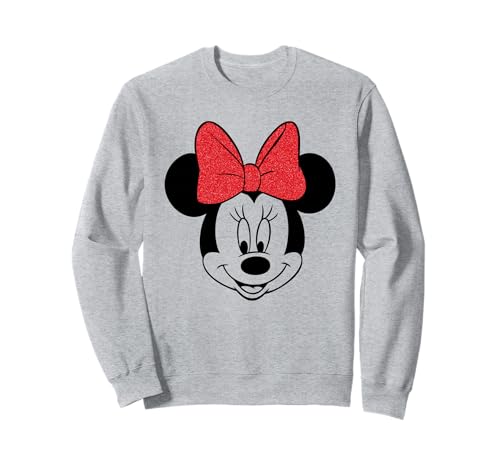 Mickey Mouse Minnie Head Sudadera