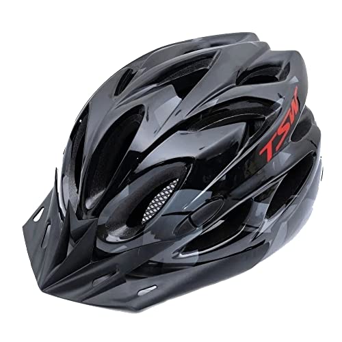 Capacete Ciclismo Mtb Speed Gravel Unissex Raptor 2 Tamanho Médio 54/58cm Led Traseiro e Viseira Tsw
